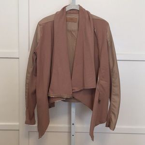 BlankNYC Faux Leather and Cotton Jacket Size Sm.
